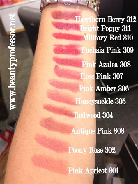 Burberry Lip Cover • Lipstick Swatches 